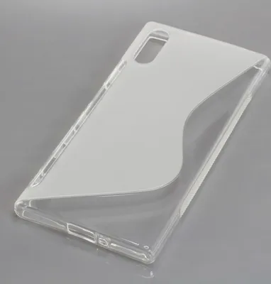 Produktbild von Handy Hülle TPU S-Line Schutz Case Bumper Schale für Sony Xperia XZ Tranpsarent