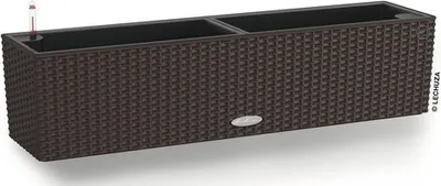 Obrázek produktu pro Truhlík na květiny Lechuza Balconera Cottage plastový 80x19x19 cm mokka