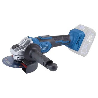 Produktbild von Scheppach Akku-Winkelschleifer BC-AG125-X | 125 mm | Brushless Motor | Soft-Start | 3000 – 10.000 min-1 in 6 Stufen | 20V IXES | Inkl. Zubehör