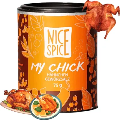 Produktbild von NICE SPICE Hähnchen Gewürz 15 x 75g - Würzige Mischung für Geflügel