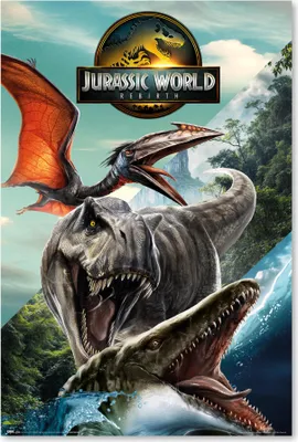 Produktbild von Erik Editores Jurassic World Rebirth Plakat Mehrfarbig Mehrfarbig One Size