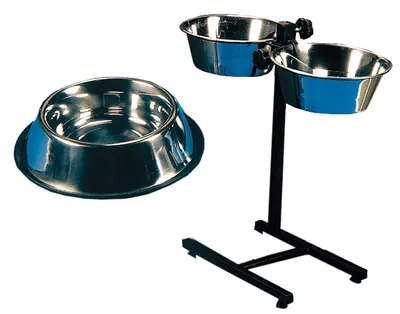 Produktbild von Trixie Edelstahlnapf mit Gummiring - 0,45 l