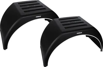 Produktbild von DOMAR DK3115 Doppelkotflügel-Set 14-16 Zoll aus Kunststoff 2 Stück für Pkw-Anhänger 915x450 mm als Schmutzfänger