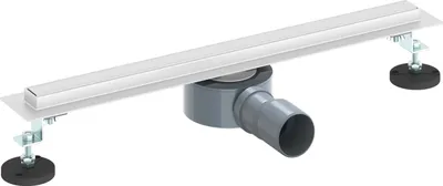 Obrázek produktu pro vidaXL 360° sprchový odtok se štíhlým modelem stříbrný 50 cm nerezová ocel 304