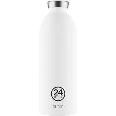 Produktbild von 24 Bottles Clima Basic Isolier-Trinkflasche | Weiß | Edelstahl |  850 ml