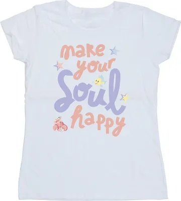 Produktbild von Disney - "The Little Mermaid Happy" T-Shirt für Damen BI26427 (S) (Weiß)