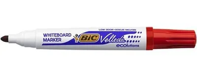 Obrázok produktu pre Popisovač na flipchart a tabuľu, 1,4 mm, kužeľový hrot, BIC" Velleda ecolutions", červená