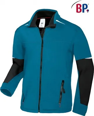 Produktbild von BP® Fleecejacke Herren Herrenjacke Jacke Fleece Arbeitsjacke Workwear Langarm Sweatshirt aqua 1987-679-112 L