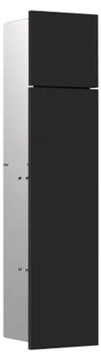 Immagine prodotto di emco asis module pure module WC, façade en bois en deux parties, encastré, butée gauche, 730x170mm, avec compartiment pour rouleau de réserve, 975551400, 975551400
