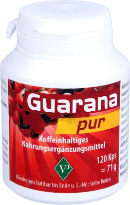 Produktbild von Guarana pur 500 Kapseln, 120 St KAP