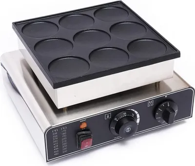 Produktbild von Kommerzielles Waffeleisen 900W Waffelautomat Waffeltoaster Waffelmaschine mit Antihaftbeschichtung für Party Desserts Pancake