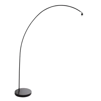 Produktbild von Steinhauer Stehleuchte Solva 1-flammig Schwarz Matt 35x165cm