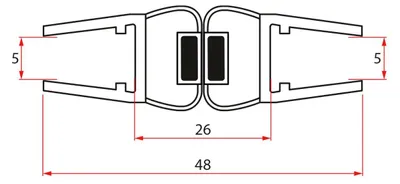 Produktbild von Aqualine Magnetdichtungssatz für YB93