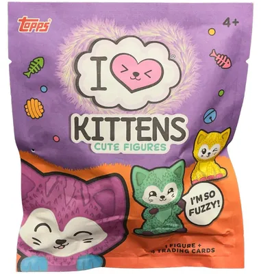 Image de Figurines à collectionner Topps « I love Kittens » - 1 sachet