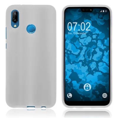 Produktbild von PhoneNatic Case kompatibel mit Huawei P20 Lite - clear Silikon Hülle matt Cover