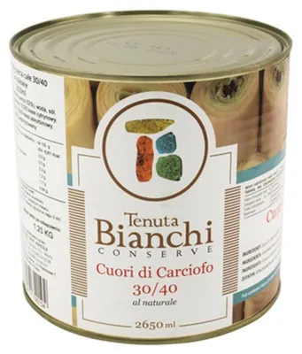 Image de Cœurs d'artichauts en conserve 2,6 kg
