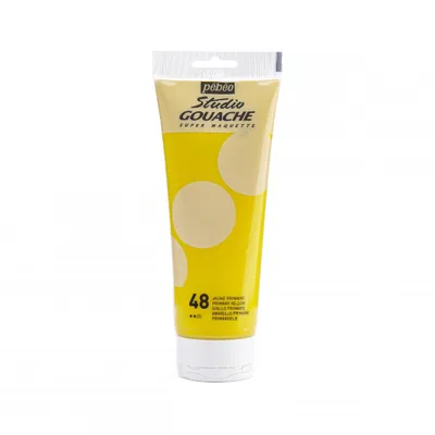 Produktbild von Pebeo Studio Gouache, 220 ml, Primärgelb