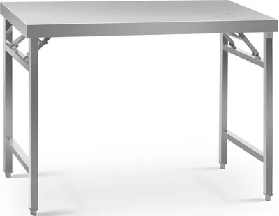 Produktbild von Pracovní stůl Royal Catering z nerezové oceli - ECO - 70 x 120 cm - 215 kg - skládací -