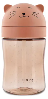 Produktbild von Trixie Strohhalmbecher auslaufsicher Mrs. Cat - Tritan - Baby Trinkbecher