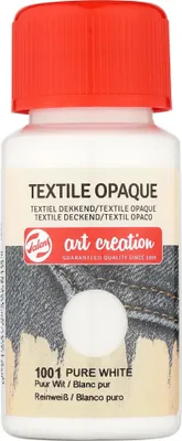 Produktbild von Royal Talens TAC Textilfarbe, deckend, 50 ml, reinweiß