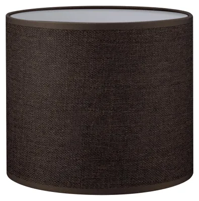 Produktbild von Home Sweet Home Lampenschirm Canvas dunkelbraun - B:20xT:20xH:17cm