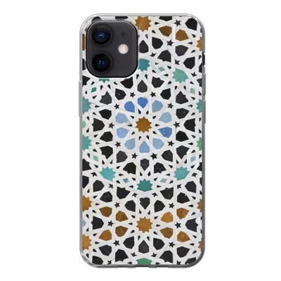 Produktbild von MuchoWow® Handyhülle Schutzhülle Hülle für iPhone 12 Ein marokkanisches Mosaikdetail Silikon Softcase Handy Hülle - Schutzhülle