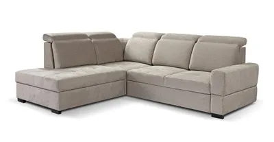 Produktbild von Ecksofa AXEL L - Wohnlandschaft, Polstersofa, Polstercouch [LINKE Seite - Beige: Voss 28]
