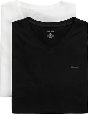 Produktbild von Gant 900012018 Kurzarm-unterhemd Mit V-ausschnitt Schwarz XL Mann Schwarz XL