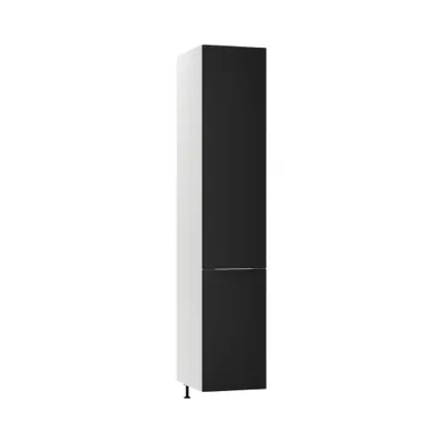 Produktbild von Hochschrank - Küchenunterschrank - Zivora D40SŁ/2133 P/L 2FR - 40 cm - Schwarz / Matt - Moderne Küchenlösung