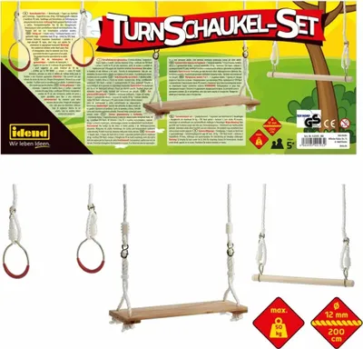 Produktbild von Idena Turnschaukel Set 4064997401932