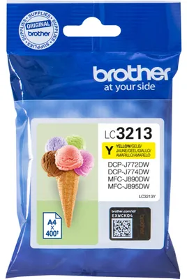 Produktbild von Brother LC3213Y Druckerpatrone 1 Stück(e) Original Hohe (XL-) Ausbeute Gelb