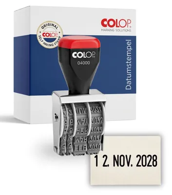 Produktbild von COLOP Datumstempel I Klassischer Handstempel mit Datum