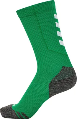 Produktbild von Hummel Pro Training Socken Low grün weiß Gr 43-46