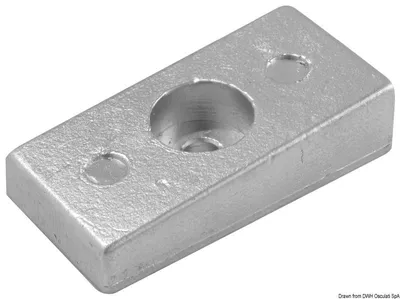 Image de Anode à plaque en aluminium Mercury 30/300 CV , 1 pièce