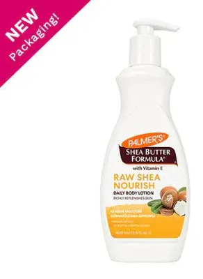 Produktbild von Palmer's Raw Shea Nourish Daily Body Lotion 400ml