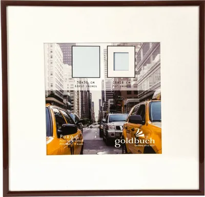 Image de Cadre photo en plastique Goldbuch Puro 30 x 30 cm, marron