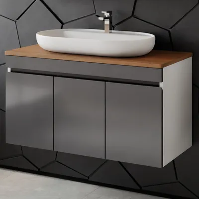 Produktbild von Waschtisch-Set Venus | Waschtisch mit Unterschrank | Badmöbel 100 cm Waschbecken