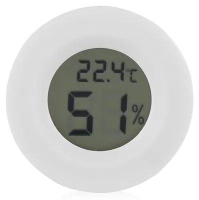 Image de Compteur numérique LCD de température et d'humidité, thermomètre et hygromètre pour reptiles
