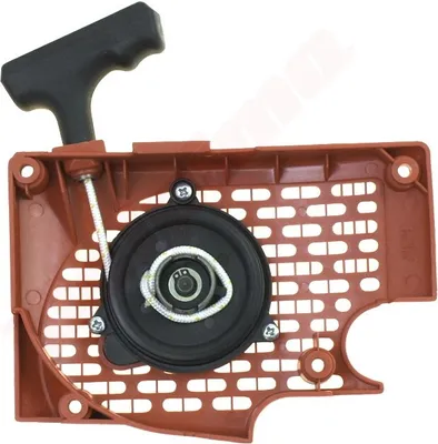 A starter assembly for a chainsaw.