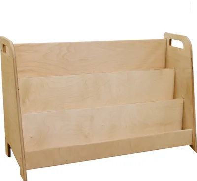 Produktbild von Regál na knihy, organizér na knihy pro děti, regál s přihrádkami, Montessori, velikost:50 cm