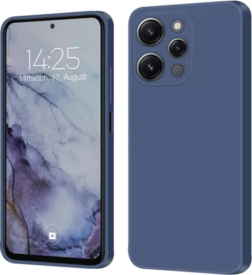 Produktbild von Hülle für Xiaomi Redmi 12 Case Cover Bumper Silikon Softgrip Schutzhülle Farbe: Lavendelblau