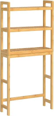 Produktbild von Milieuvriendliche Badkamerorganisator aus Bambus - 26 cm x 63 cm x 163 cm - Natürliches Design