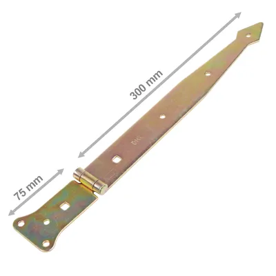 Obrázek produktu pro Werfgehänge gelb verzinkt 300 x 80 x 50 x 2,5 mm