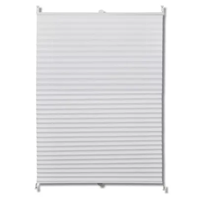 Produktbild von vidaXL Verdunklungsplissee 80×200 cm Weiß