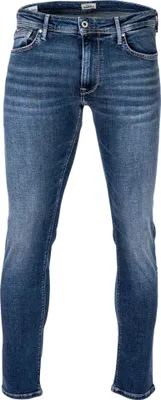 Image de Jeans Pepe Jeans Hommes - Stanley, Coupe régulière, Jambe fuselée, Denim, Longueur 32 Bleu 29W/32L