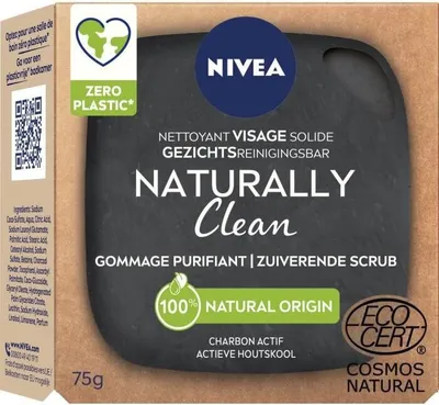 Produktbild von Nivea Naturally Clean Zuiverende Scrub Reinigingsbar 75gr