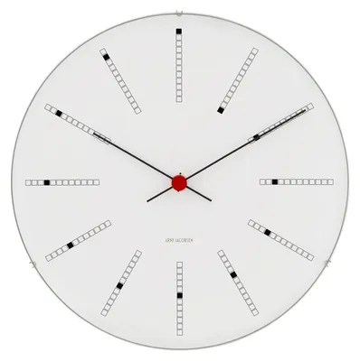 Immagine prodotto di Arne Jacobsen, orologio da parete "Bankers", diametro 21 cm