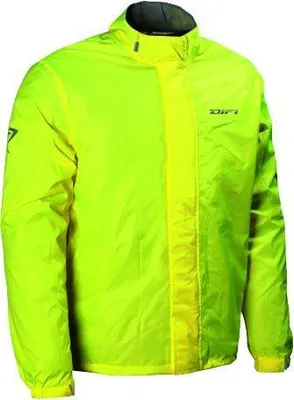 Imagen del producto de Chaqueta impermeable para motocicleta DIFI, color amarillo neón, talla XL