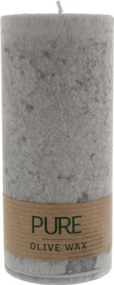 Produktbild von PURE Olive Wax Kerze - Anthrazit 130x60