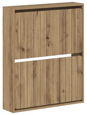 Produktbild von vidaXL Wandmontierter Schuhschrank ZWOLLE 71 x 17 x 86 cm